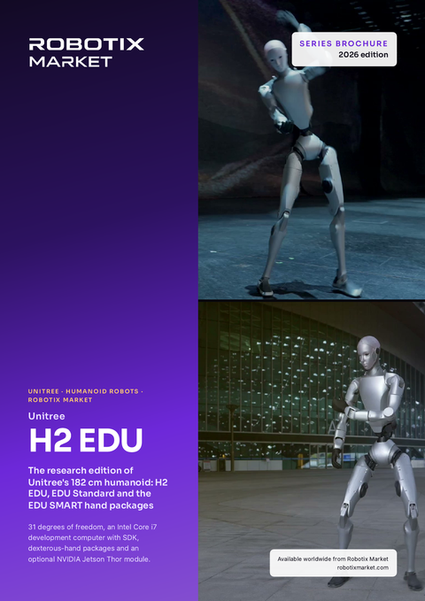 Unitree H2 EDU SMART E Humanoider Roboter mit Dex5-1P Tactile-Händen – Produktbroschüre